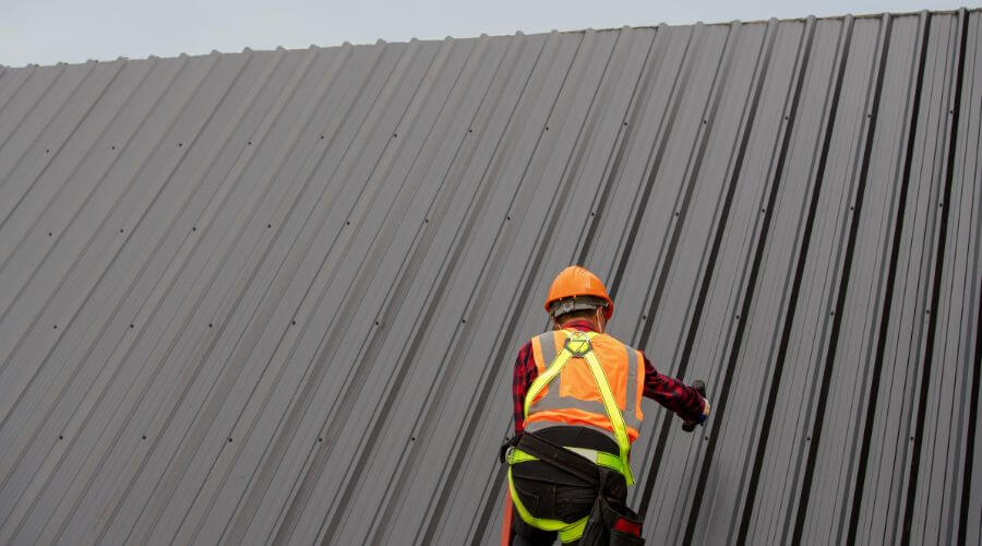 Professional metal roof installation services in Mesick, MI